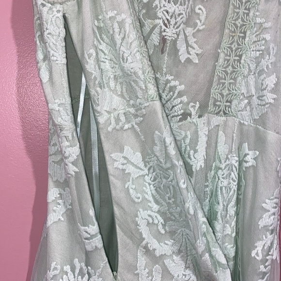 Intricate mint green FP lacey DRESS - Picture 7 of 10